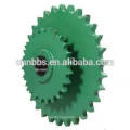 China manufacturing high-quality non-standard zinc plated yellow drive sprocket